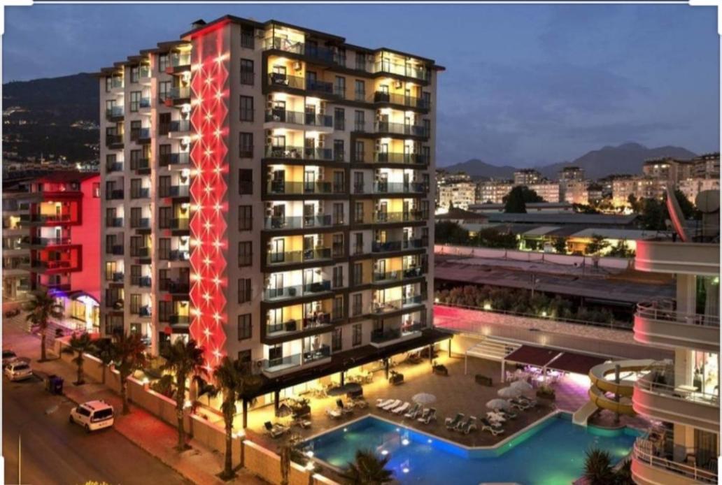 Granada City Alanya Luxury Appartment 800М От Пляжа Клеопатра المظهر الخارجي الصورة